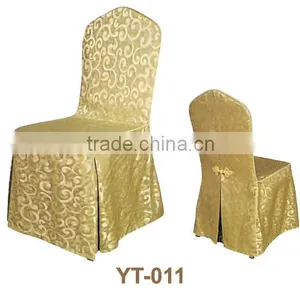 New Ruffled Wedding Chair Cover thumbnail-1