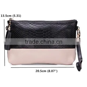 Fashion Women Designer Snake Grain PU Material Clutch Bag thumbnail-2