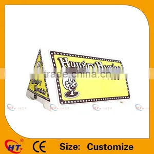Water Proof Pizza Style Taxi Sign for Sale thumbnail-1