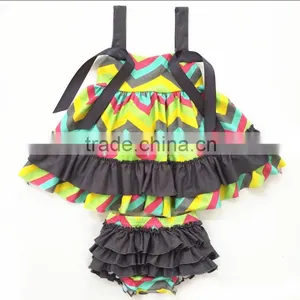 Cute Kids Boutique Set Wholesae Infant Swing Top Set Baby Girls Clothes thumbnail-1