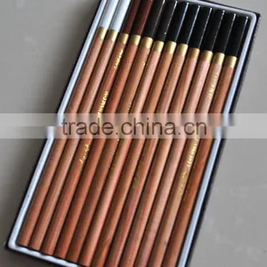 Mont Marte Coloured Charcoal Pencils 12pce thumbnail-6