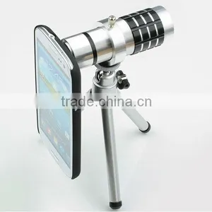 12X Optical Zoom Telescope Lens Camera With Tripod for Samsung Galaxy S3 I9300 thumbnail-1
