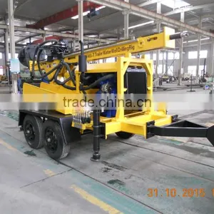 2016 Brand New Portable Trailer Mounted Water Well Drilling Rig thumbnail-1
