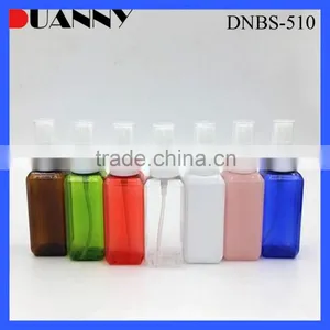 WHOLESALE 50ML CLEAR PLASTIC SPRAY BOTTLES WITH BLACK FINE MIST thumbnail-5