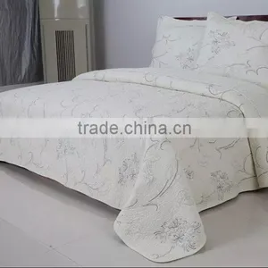 2015 New Designs, Cotton Bedspread Bedsheets Quilt Throw Set thumbnail-1