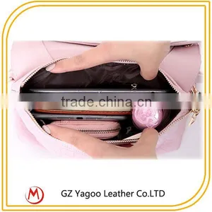 Soft Pink Ladies Travel Backpack Bags thumbnail-6