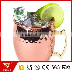 Luxury 18.6oz Dotted Cooper Mug With Ear thumbnail-1