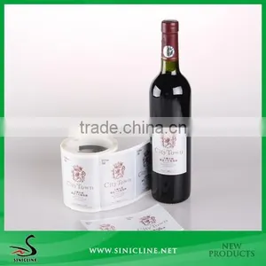 Sinicline 2015 Hight Quality Elegant Customized Printed Paper Labels for Wine Bottle thumbnail-1