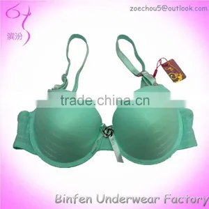 Jacquard Fabric Sexy Cute Bra Factory in China thumbnail-1