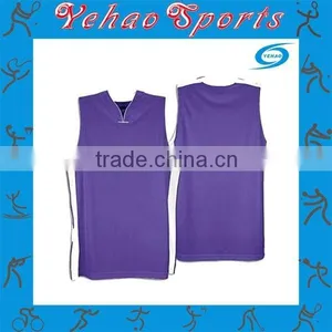 Top Selling Dry Fit Plain Basketball Uniform Basketball Singlet thumbnail-5
