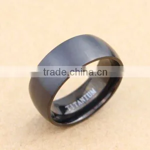 Best Price Titanium Black Men Simple Design Finger Rings thumbnail-5