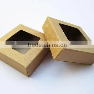 Small Soap Box/ Soap Packaging/ Brown Craft Soap Box thumbnail-1