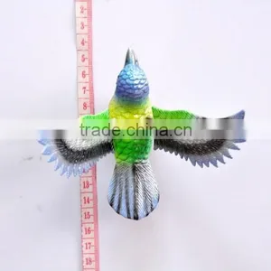 Pearl Powder 4 Inch Plastic Art Bird Fridge Magnet, Bird Decoration, Wedding Door Gift thumbnail-6