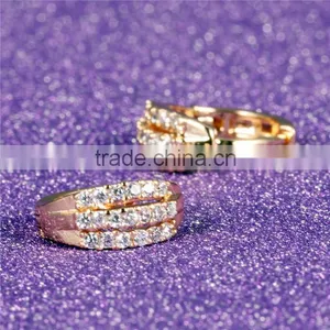 2016 Fancy Ladies Latest Design Gold Earings Diamond Earring thumbnail-5
