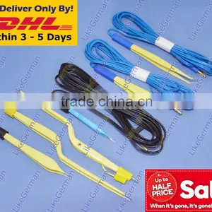Adson Jansen Bayonet Irrigation Electrosurgical Bipolar Forceps Set German Grade thumbnail-1
