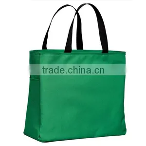 Webbing Handles 600D Polyester Canvas Shopping Tote Bag thumbnail-5