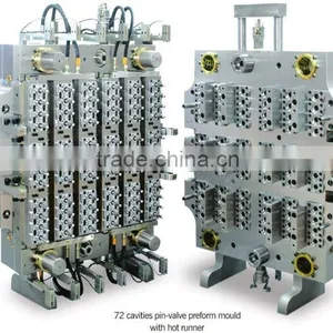 72 Cavities Pin-valve Preform Mold With Hot Runner thumbnail-1