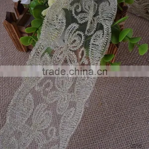 Net Embroidery Lace Trim or Lace Trimming for Lady Cloth thumbnail-1