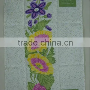 Digital Printed Linen Tea Towel for Home Decorationl,promotion -- Butterfly Design thumbnail-3