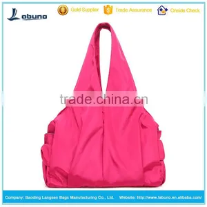 Practical Nylon Mum Bag Outside Pocket Quilted Tote Bag thumbnail-1