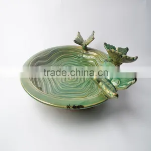 Ceramic Enamel Fruit Plate With Butterfly Dresses thumbnail-2