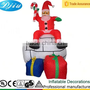 DJ-XT-42 Inflatable Funny Christmas Farther Santa Claus in Fairyland Festival Carols thumbnail-1