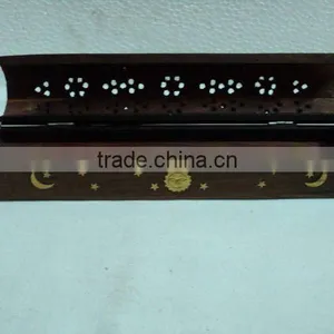 Sun Moon Incense Burners Wooden thumbnail-1