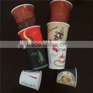 Printed Paper Coffee Cup / Biodegradable Disposable Cups / Disposible Paper Cup thumbnail-6