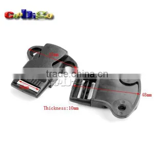 3/4" Webbing Detach Buckle 2 Holes 5mm for Outdoor Sports Bags Students Bags #FLC385-20 thumbnail-1
