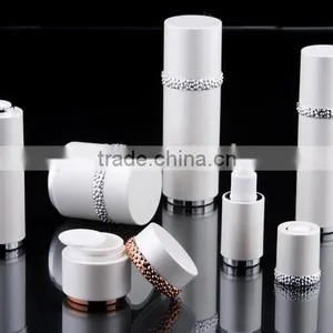 Empty Round Plastic Bottles With Airless Pump Acrylic Cosmetic Bottle thumbnail-1