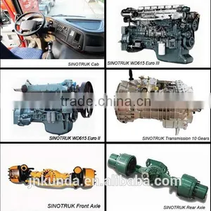 Sinotruk Howo Truck Parts Original 336hp 371hp HW15710 HW19710 Transmission Assy for Sale thumbnail-2