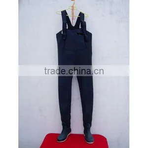 Durable Neoprene Black Fishing Wader for Fishing thumbnail-1