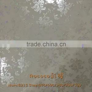 CLASSICAL ELEGANT PRINTING PVC WALL PANELS PLASTIC CEILING 60*60 CM VARIETY BEDROOM DECORATION PVC WALL SHEET PANELS thumbnail-2