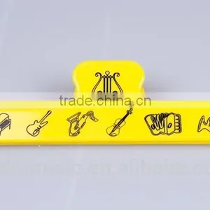 Made In China Promotion Music Note Office Stationery Plastic and Metal Clips for File. thumbnail-1