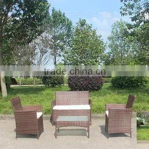 Synthetic Rattan Furniture 4pcs Sofa Set thumbnail-1