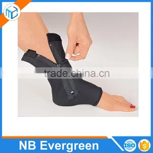 High Quality Sports Enhancement Cooper Nylon Compression Elasticated Ankle Brace thumbnail-5