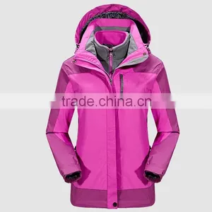 Custom Lady 3 in 1 Waterproof Sports Camping Wear thumbnail-2
