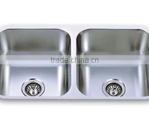 Double Bowl Stainless Steel Kitchen Sink thumbnail-1
