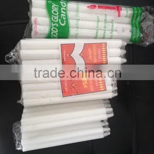 White Color and Paraffin Wax Material Stick Candle for Household Use thumbnail-3