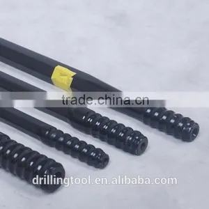 H19 H22 R22 R25 Threaded Integral Rod / Tapered Rock Drill Steel Rod thumbnail-2