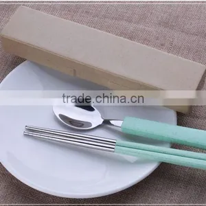 Nordic Style Portable Spoon and Chopsticks Set for Travelling thumbnail-1
