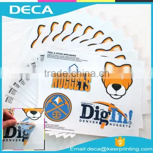 Prefessional Custom Your Own Designed Full Color Self Adhesive Sticker Printing Private Shaped Die Cut Pvc Logo Sticker Quality Choice thumbnail-3