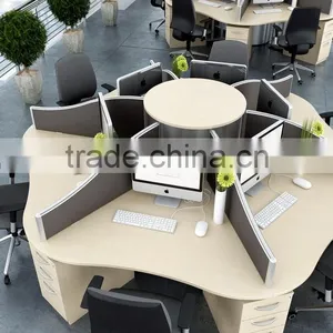 New Design Board Modern Executive China Supplier 4 People Office Workstations thumbnail-1