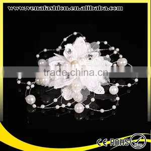 White Flower Ladies Fancy Elite Hair Clips for Haidresser thumbnail-3