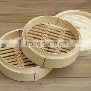 Chinese Wholesaler Eco-friendly Hot Stamped Kitchenware Bamboo Steamer thumbnail-2