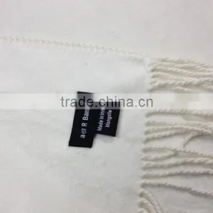 Silk Throw With Fringe Silk Blanket thumbnail-4