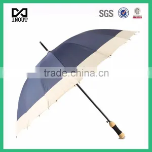 23 Inch 16 Ribs Automatic Cheap Promotional Umbrella thumbnail-1