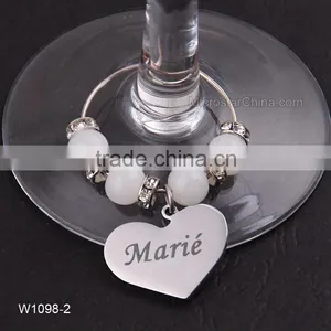 Wedding DIY Decorations French Luxurious Events Table Decorative Crafts Party Supplies Wine Glass Charms thumbnail-3