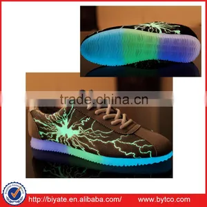 High Top LED Shoes Flashing Sneakers,Lightning Canvas Sneaker Quality Choice Most Popular thumbnail-1