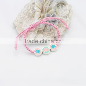 Simple Children Cheap Bracelet Jewelry Colorful Bracelet Nnisex Trendy Alloy Heart Bracelet/ thumbnail-3